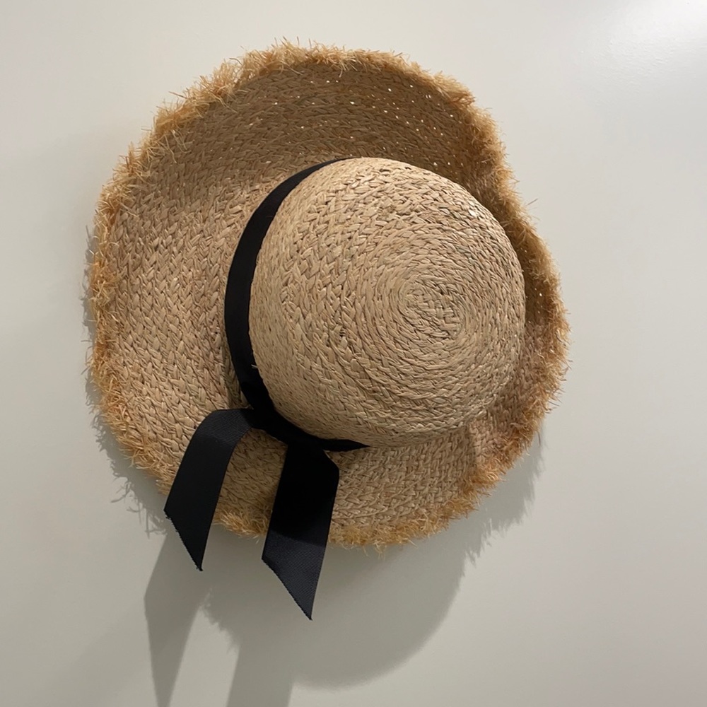 Cabana & Straw Luna straw hat NWOT
